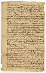 Probated will of Jacob Sebring, 1776