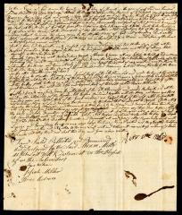 Probated will of Abraham Millar, 1776