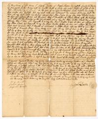 Probated will of Joseph Denton, 1776