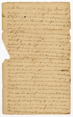 Probated will of Jesse Bunce, 1777