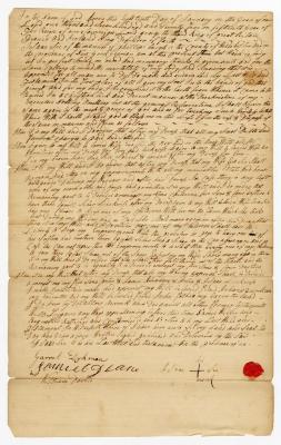 Probated will of Isaac See, 1776