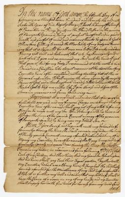 Probated will of Jacob Sebring, 1776