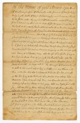 Probated will of John Hunt, 1777