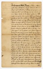 Probated will of Thomas Wallace, 1777