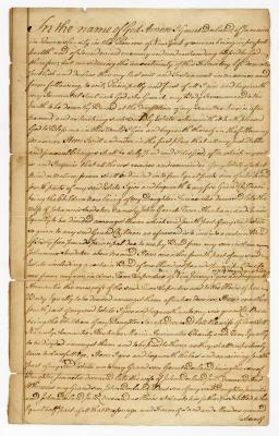 Probated will of Garret Dorlandt, 1777