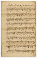 Probated will of Thomas Clarke, 1778