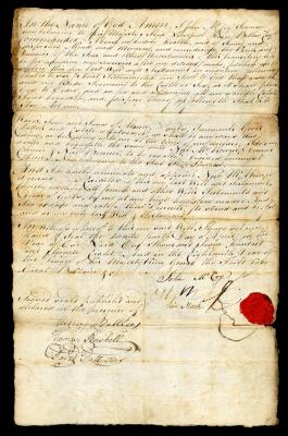 Probated will of John McCoy, 1778