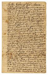 Probated will of Jelles Mandeviel, 1778