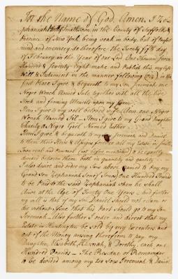 Probated will of Zephaniah Platt, 1778