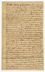 Probated will of Thomas Denton, 1779