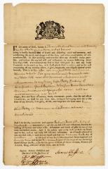 Probated will of James Cheshire, 1779