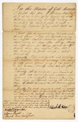 Probated will of Elizabeth Alsop, 1779
