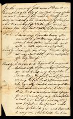 Probated will of Daniel Campbell, 1779