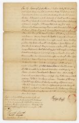 Probated will of Robert Bell, 1779