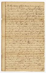 Probated will of William Creed, 1779