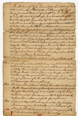 Probated will of John Crookston, 1779