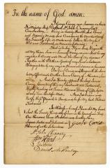 Probated will of George Cravey, 1779