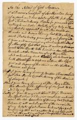Probated will of Silvanus Sandford, 1778