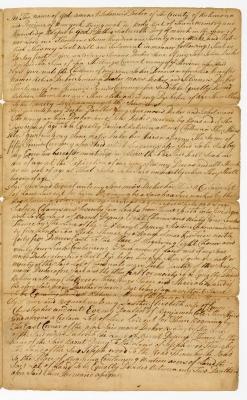 Probated will of Johannis Decker, 1780