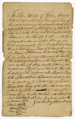 Probated will of Patrick Doyle, 1780