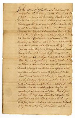 Probated will of Pheby Lewis, 1780