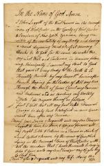 Probated will of John Leggett, 1780