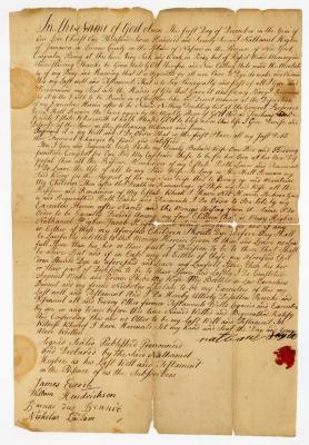 Probated will of Nathaniel Higbee, 1780