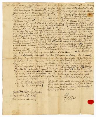 Probated will of John Keteltas, 1780