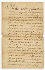 Probated will of David Gregg, 1780