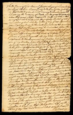 Probated will of Joseph Lloyd, 1780