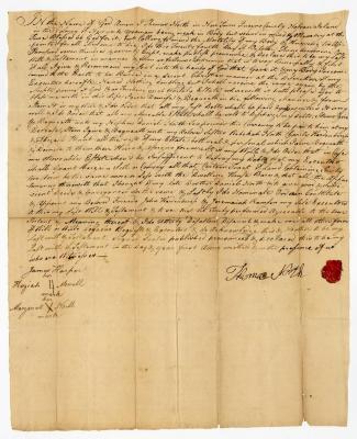 Probated will of Thomas North, 1780