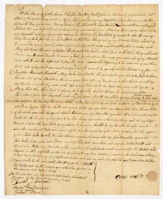 Probated will of Caleb Merritt, 1780