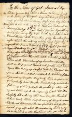 Probated will of Hope Rhoads, 1780