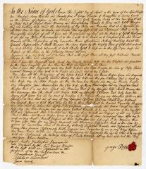 Probated will of George Rierson, 1780