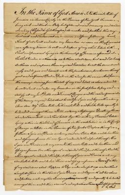 Probated will of Nathaniel Mills, 1780