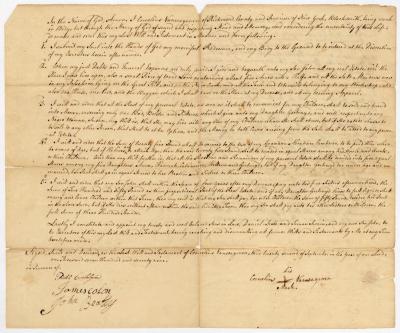 Probated will of Cornelius Van Wagenen, 1780