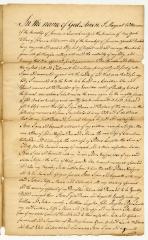 Probated will of Margaret Williamsen, 1780