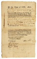 Probated will of William Wade, 1780