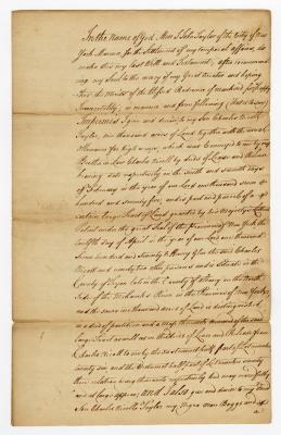 Probated will of John Taylor, 1780
