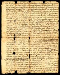 Probated will of Israel Smith, 1780