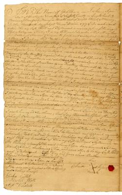 Probated will of Amos Soper, 1780