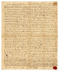 Probated will of Charles Willett, 1780