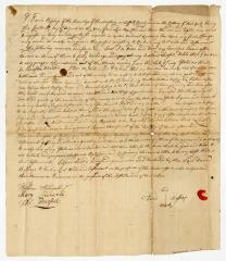 Probated will of David Bishop, 1781