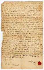 Probated will of Peter Colyer, 1781