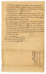 Probated will of Hannah Bedell, 1781