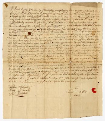 Probated will of David Bishop, 1781