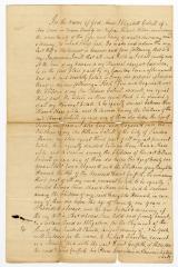 Probated will of Elizabeth Colvill, 1781