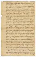 Probated will of John Bedell, 1781