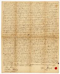 Probated will of Jesse Carl, 1781