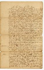 Probated will of Hendrick Brinkerhoff, 1781